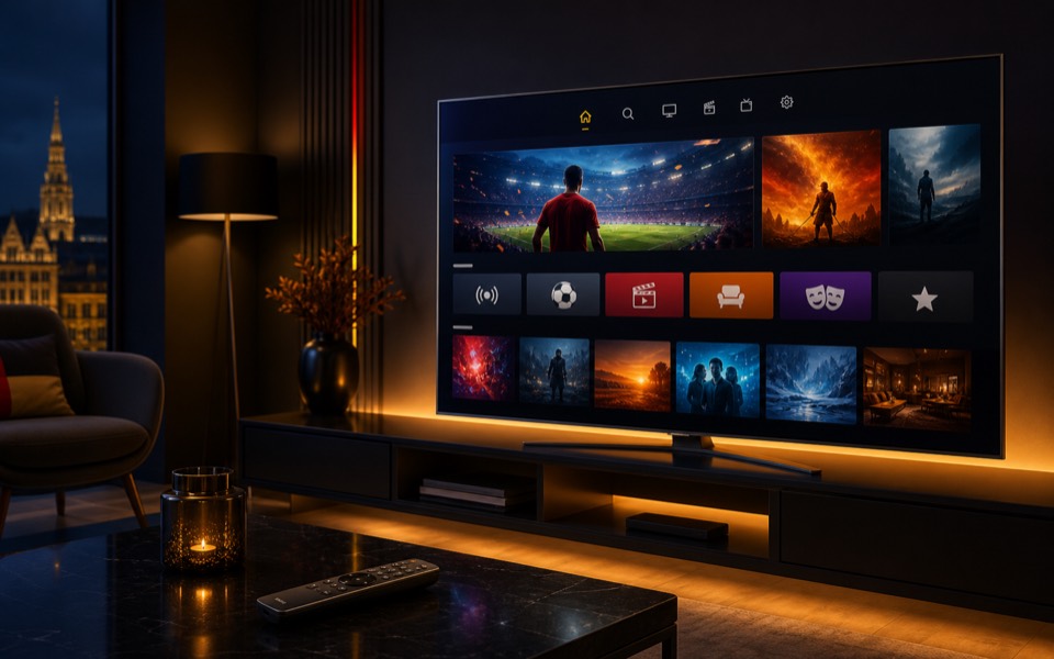 IPTV Samsung TV applications installation guide Belgique